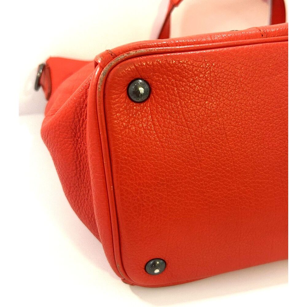 Coach Mickie Leather Satchel Crossbody & Matching Wallet Set - Cardinal Red - Picture 10 of 16